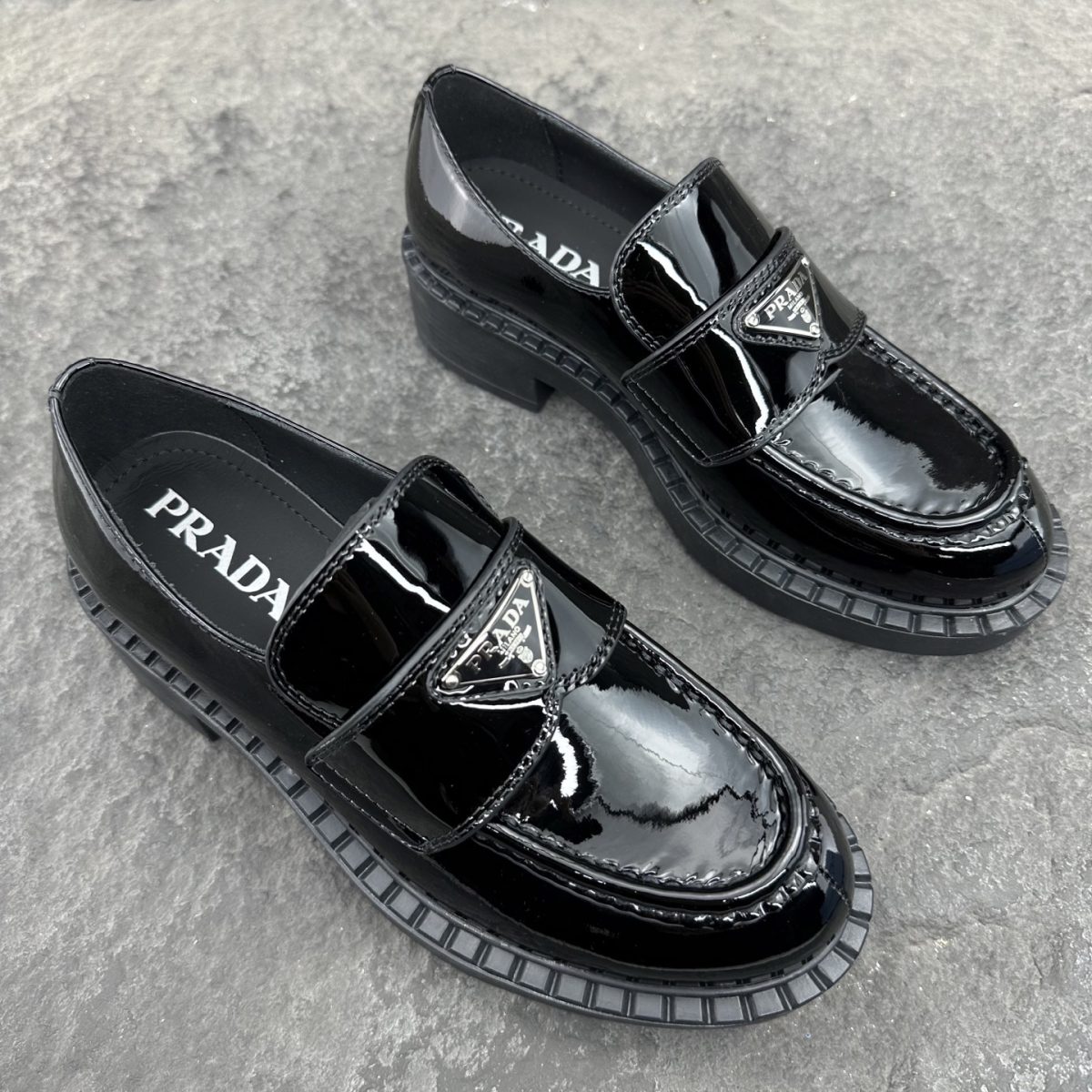 Prada Chocolate Loafers Size 36-46 - Image 2