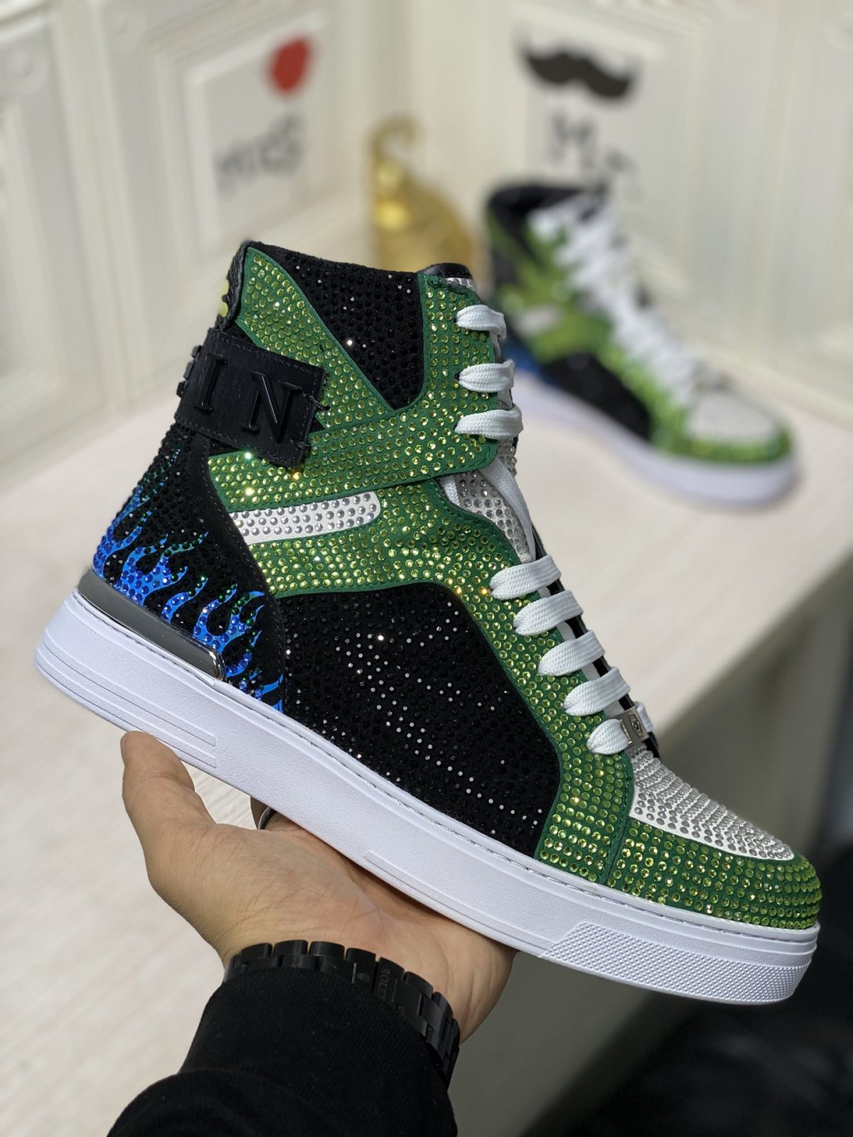 Philipp Plein Mens Outdoor Sneakers Shoes 38 - 45 - Image 2