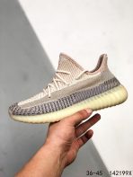Yeezy 350 Boost 350 V2 Mens/Women Sneakers Shoes Light Yellow2 36 - 45 - Image 2