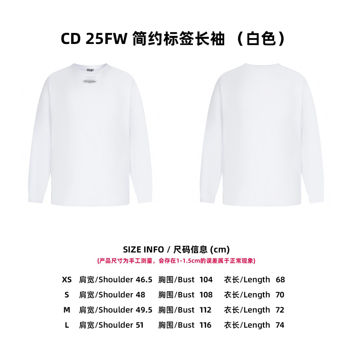 Dior Unisex Sweatshirt Size S-XL - Image 10