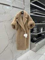 Max Mara Teddy fur long coat Size XS-M - Image 2