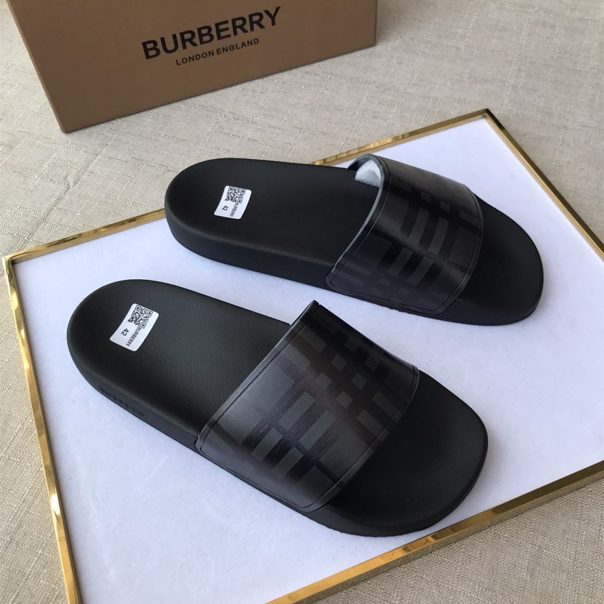 Burberry Mens Women Sandals Gr. 36-46 - Image 1
