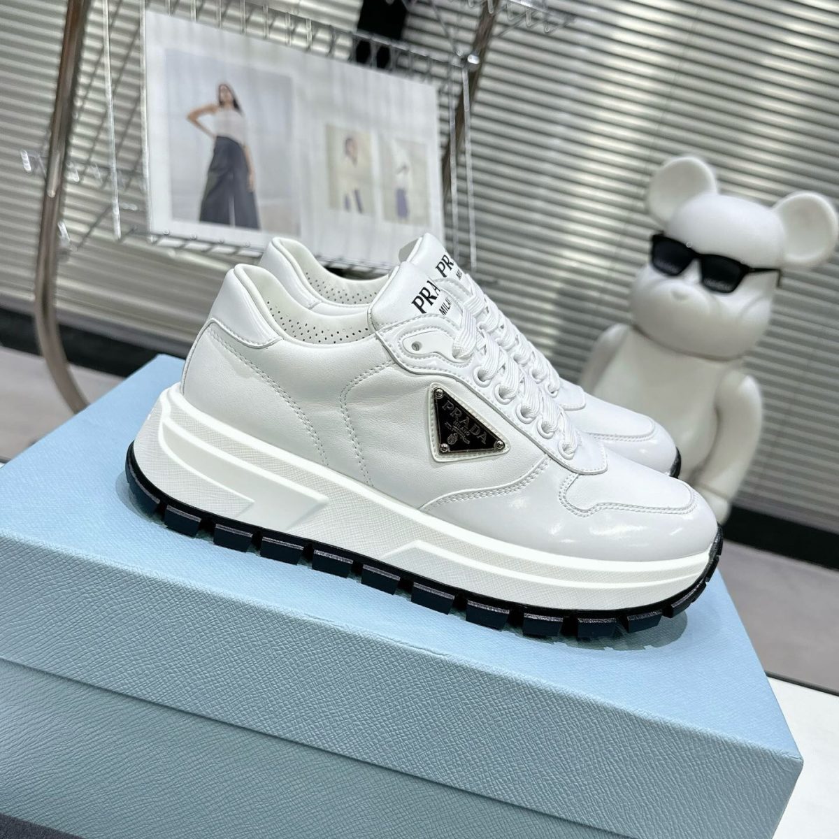 Prada 2024 New Leather sneaker Size 36-45 - Image 1