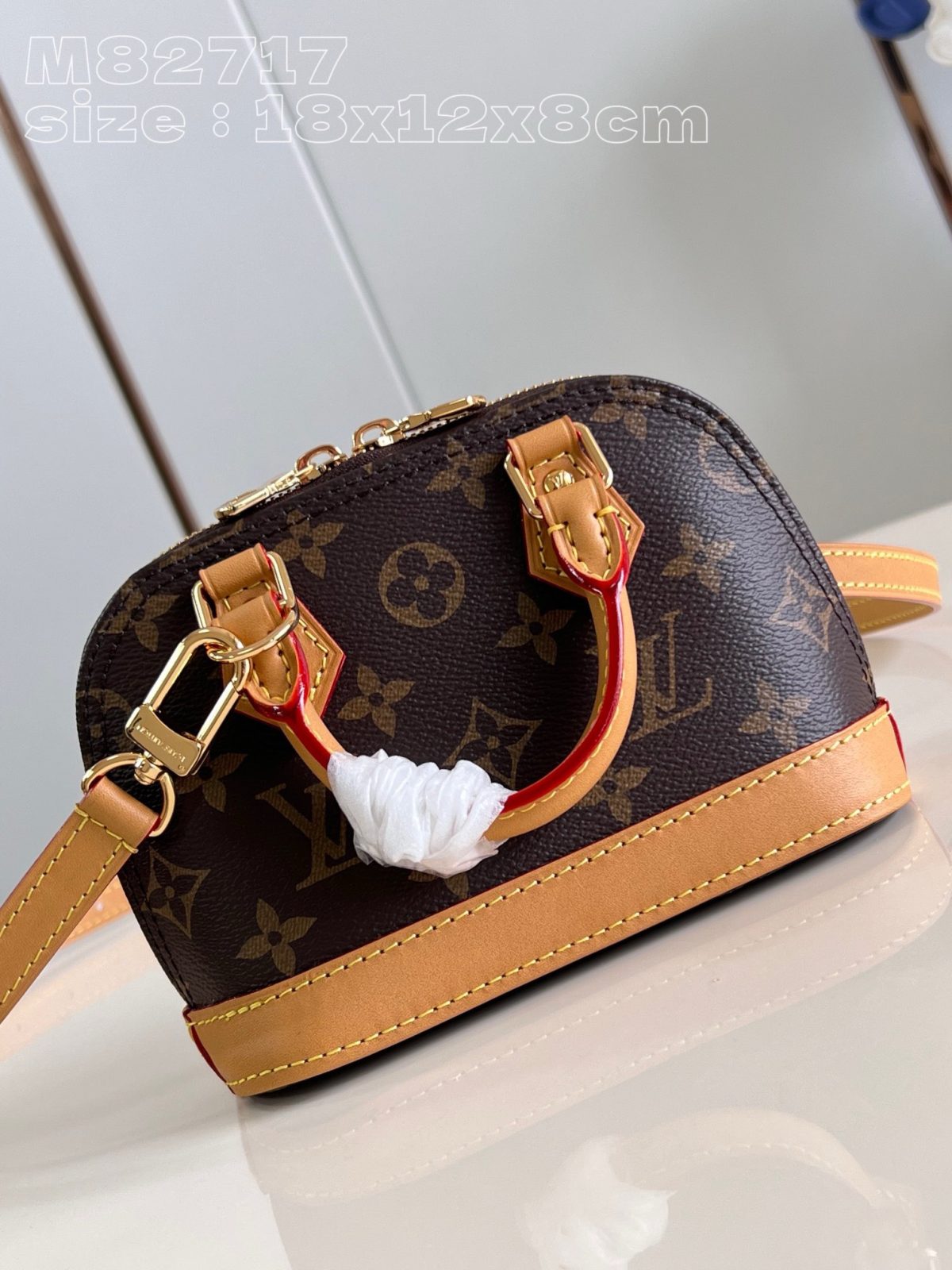 Louis Vuitton M53152 Alma Women Bags Size 18*12*8cm - Image 5