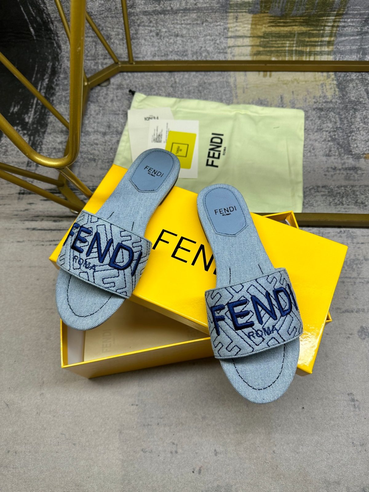 Fendi Slippers Size 36-42 - Image 3
