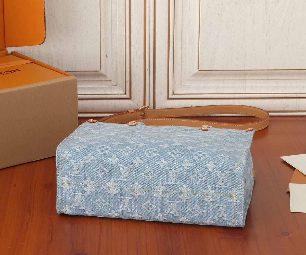 Louis Vuitton M24897 Let Go PM Denim Cowboy Shopping Bags Size 28*23*10.5cm - Image 9