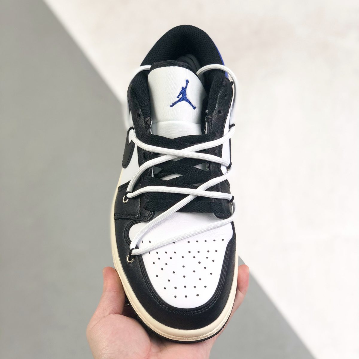 Nike Air Jordan 1 x OFF White Low Top Sneakers Shoes Gr. 36-46 - Image 2