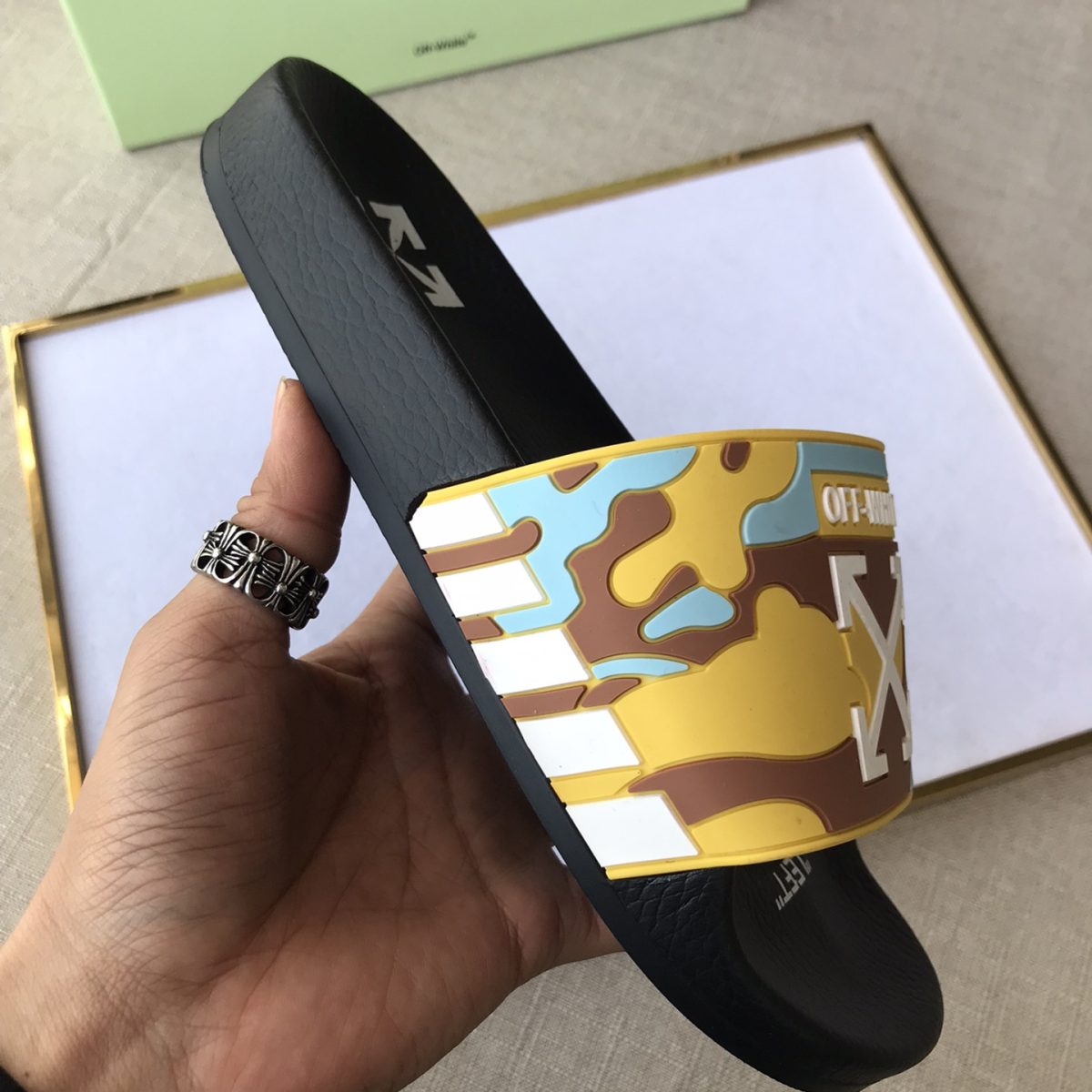 OFF White Mens Women Sandals Gr. 36-46 - Image 4