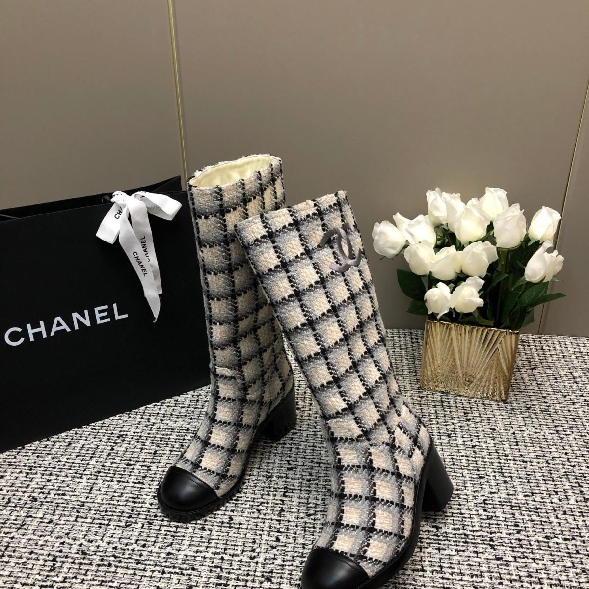 Chanel Women High Boots Size 36-41 - Image 1