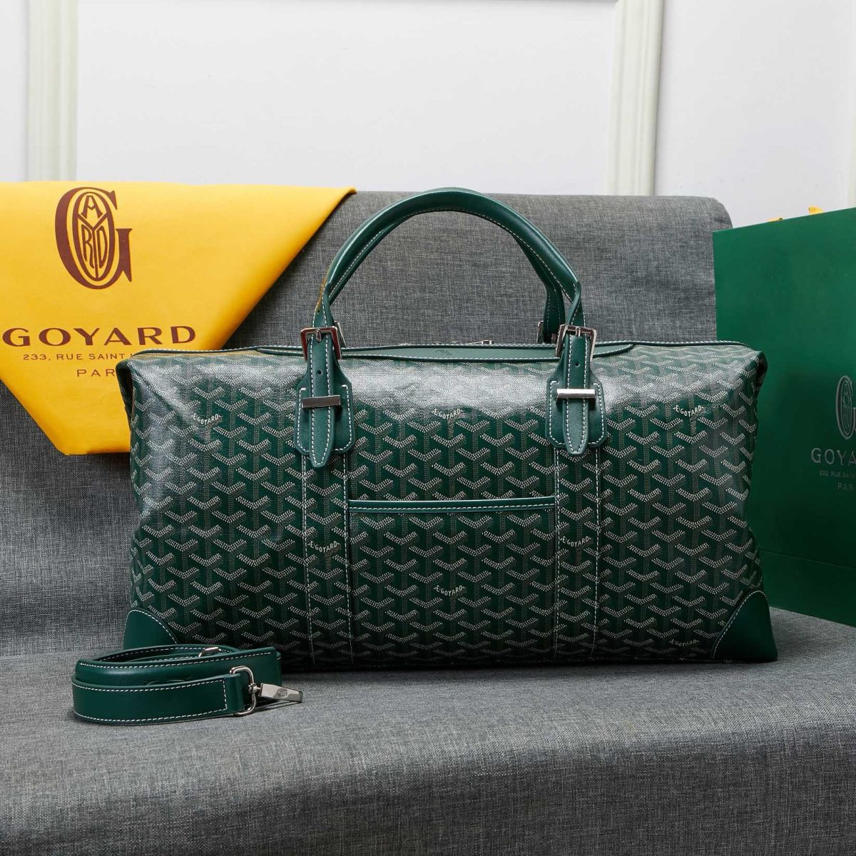 Goyard Bowling Travel Bags Size 48*28*22cm - Image 1