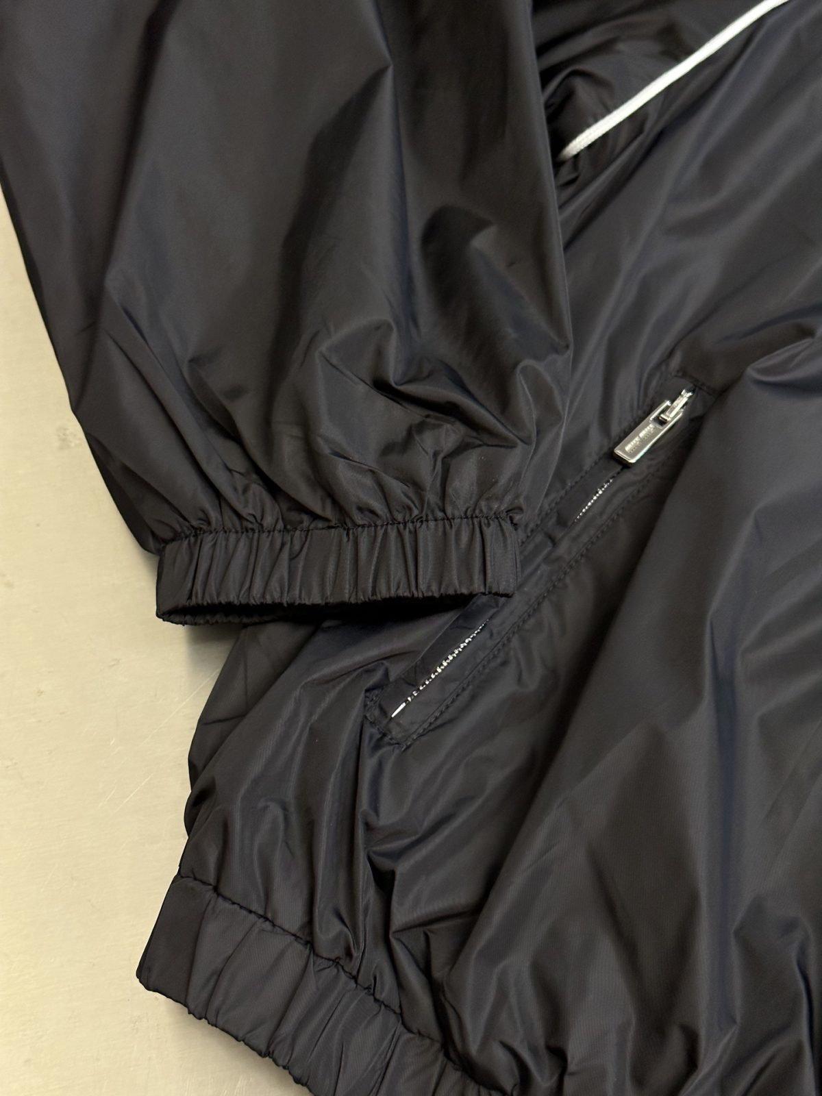 MiuMiu Nylon Zipper Hooded Jacket Size S-XL - Image 4