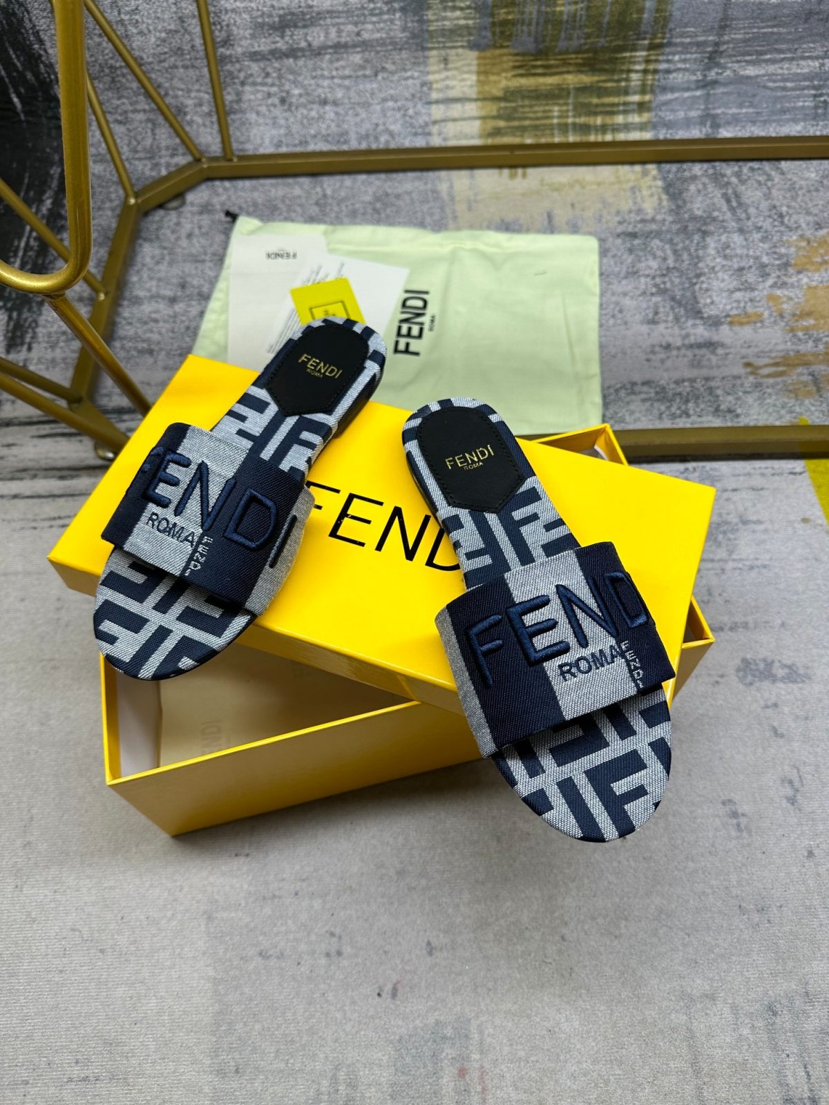Fendi Slippers Size 36-42 - Image 3