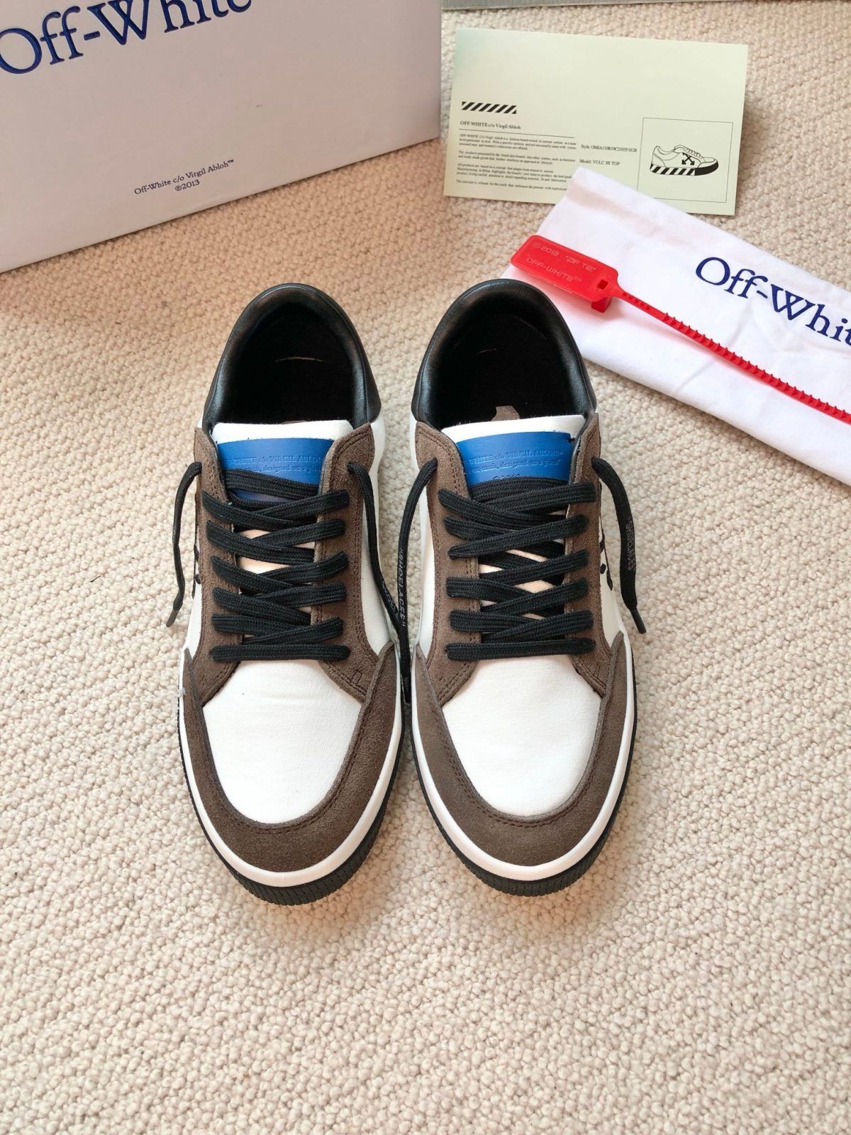 OFF White 2024ss New Low Vulcanized Sneaker Size 36-45 - Image 7