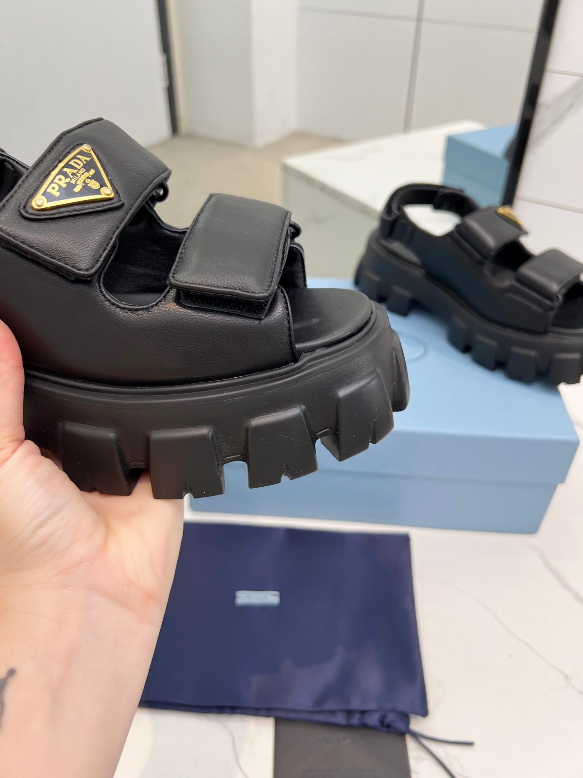 Prada 2024 New Monolith sandals Size 36-41 - Image 7