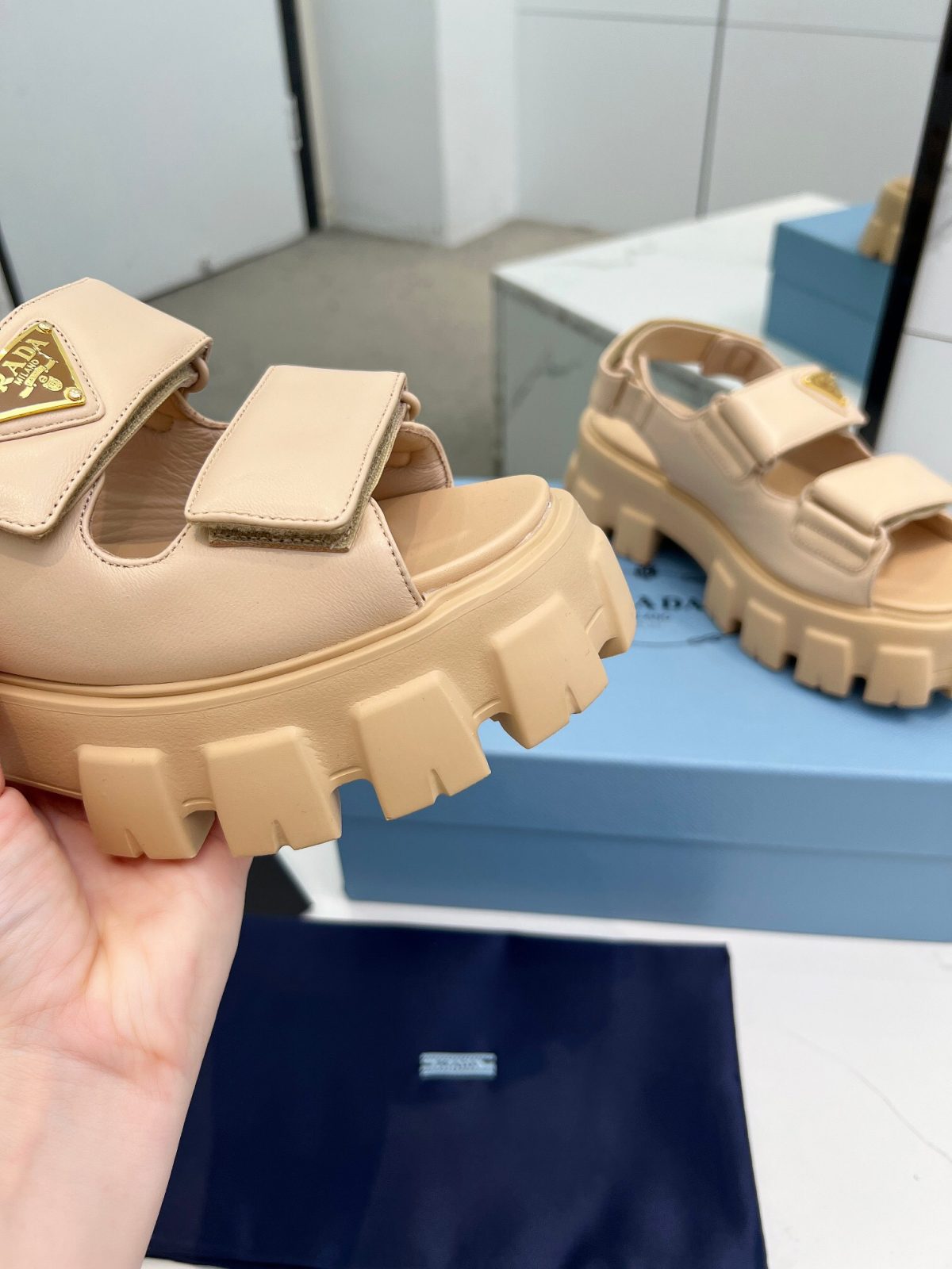 Prada 2024 New Monolith sandals Size 36-41 - Image 5