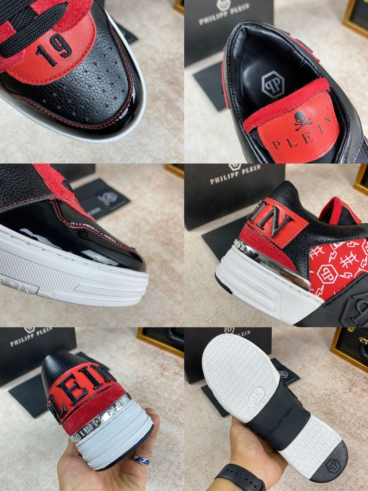 Philipp Plein Mens Outdoor Sneakers Shoes 38 - 45 - Image 9