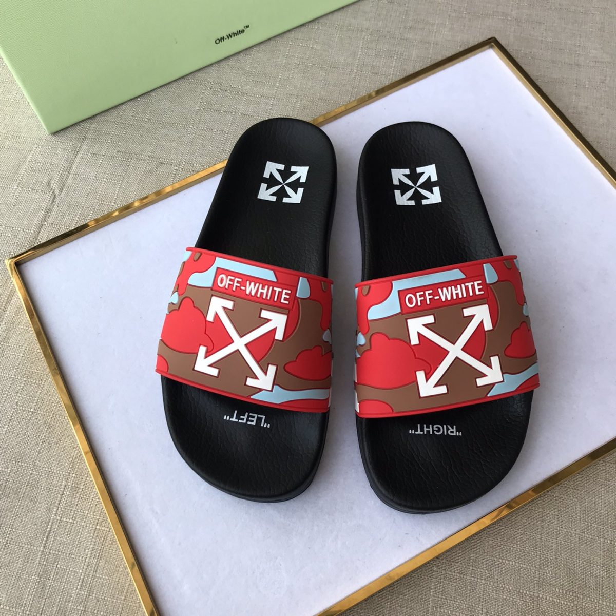 OFF White Mens Women Sandals Gr. 36-46 - Image 2