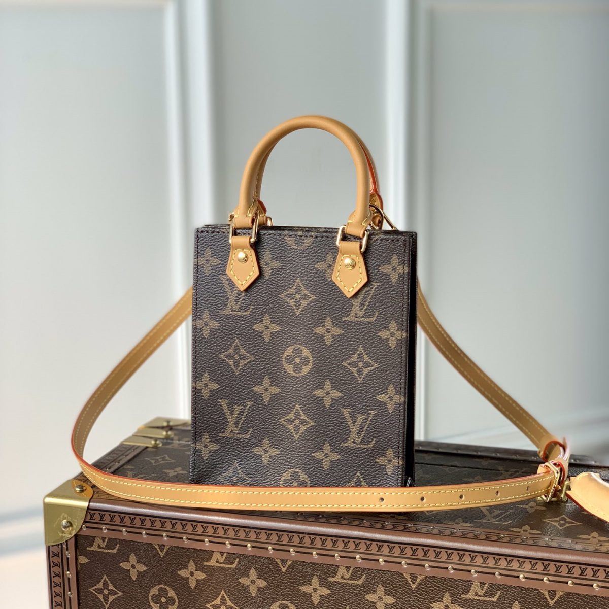 Louis Vuitton M81295 Petit Sac Plat Women Bags Size 17*14*5cm - Image 2