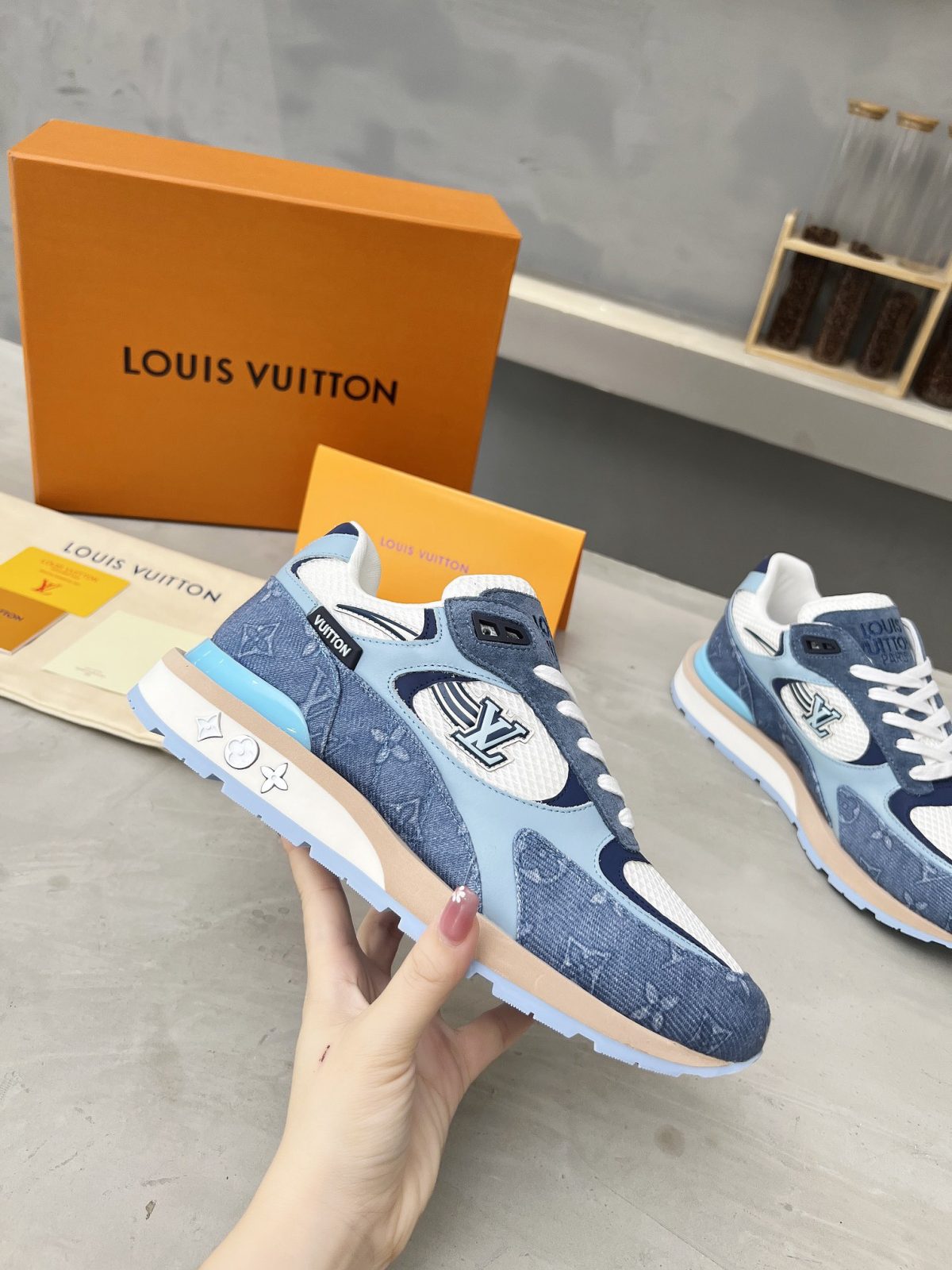 Louis Vuitton Run Away Sneaker Size 40-45 - Image 4