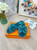 Hermes 23fw Women Winter Slippers Size 36-40 - Image 3