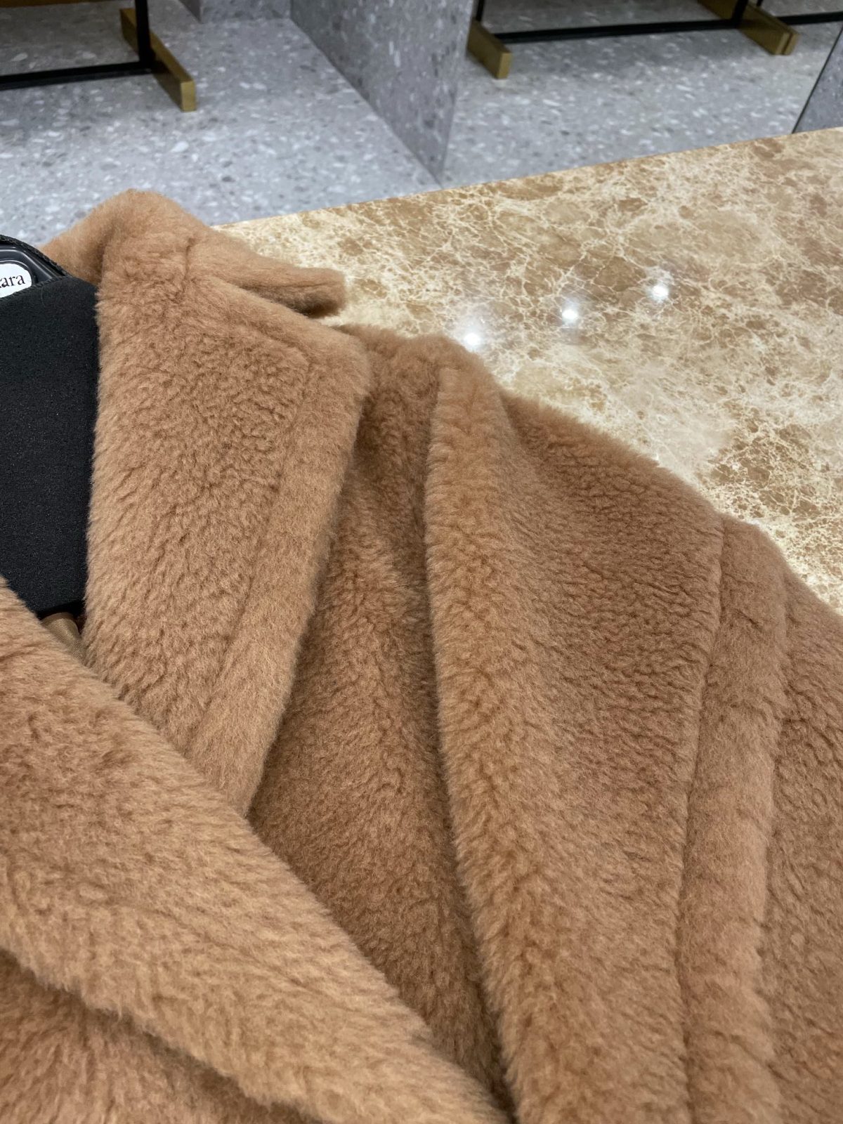 Max Mara Teddy fur long coat Size XS-M - Image 6