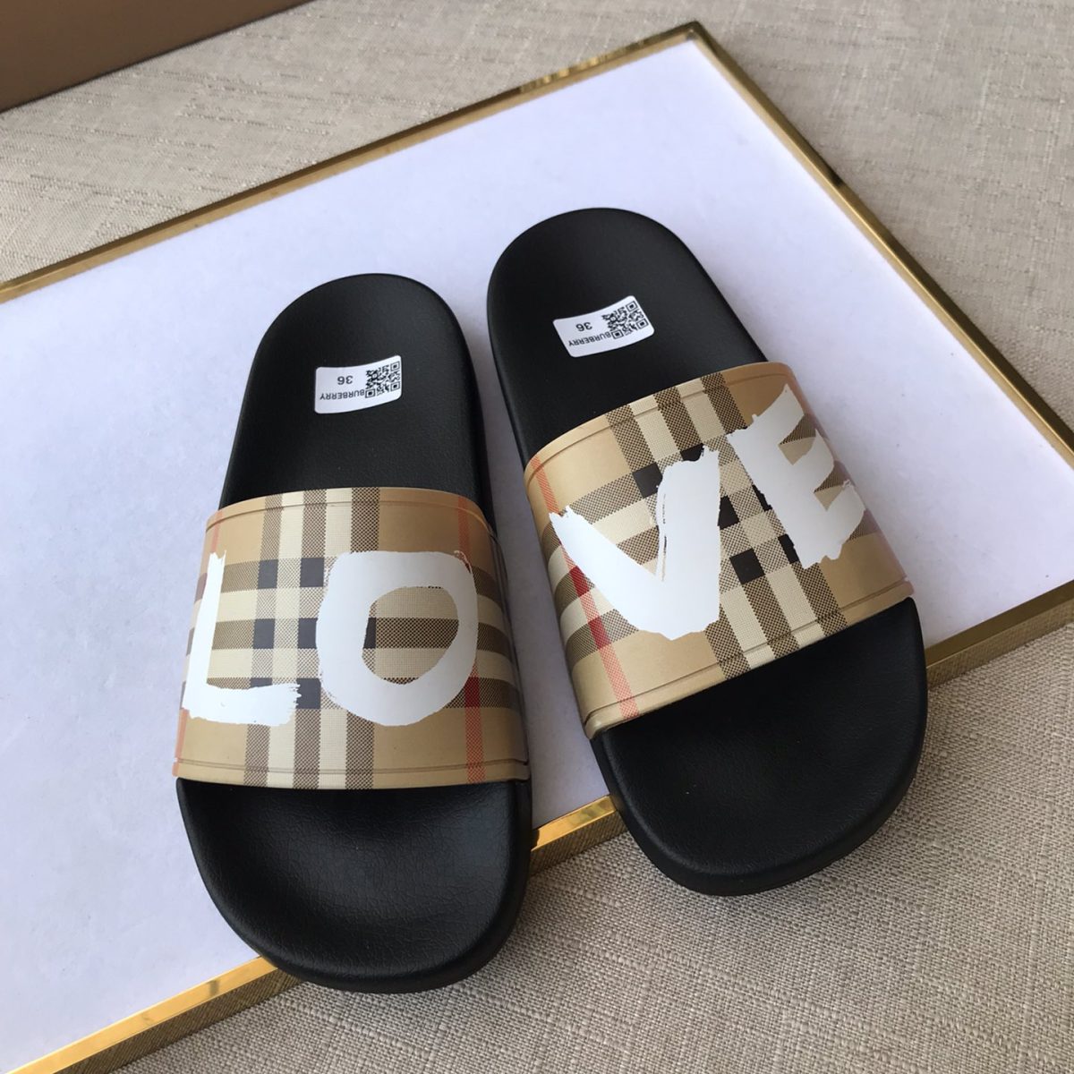 Burberry Mens Women Sandals Gr. 36-46 - Image 7