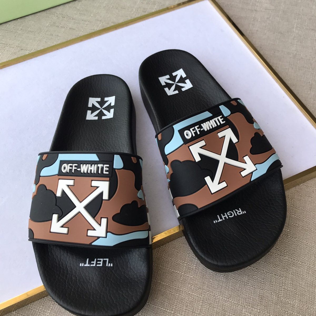 OFF White Mens Women Sandals Gr. 36-46 - Image 7