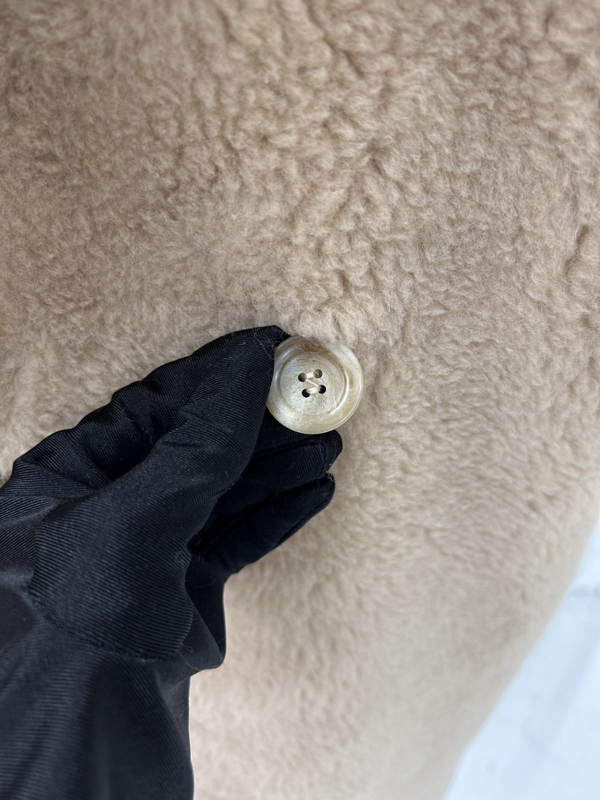 Max Mara Teddy fur long coat Size XS-M - Image 6