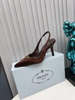 Prada Brushed Leather Slingback Pumps Size 35-41 - Image 5