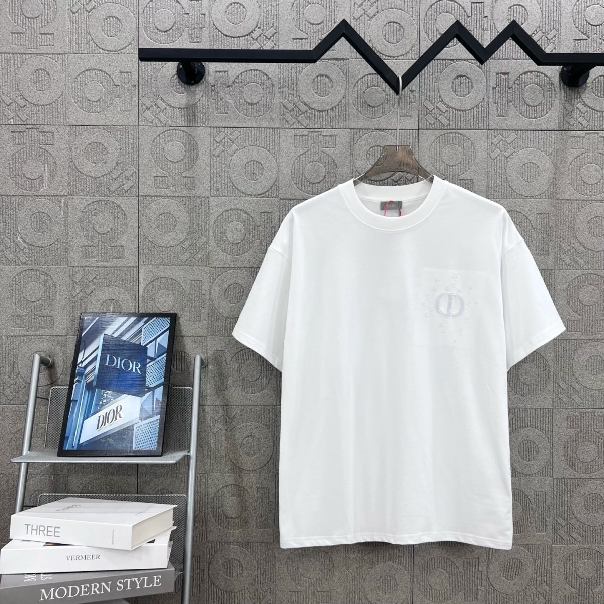 Dior T Shirt  Embroider Logo Size XS-L - Image 1