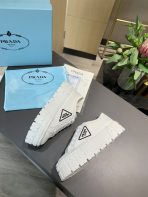 Prada 2024 New Double Wheel Re-Nylon gabardine Sneaker Size 36-41 - Image 7