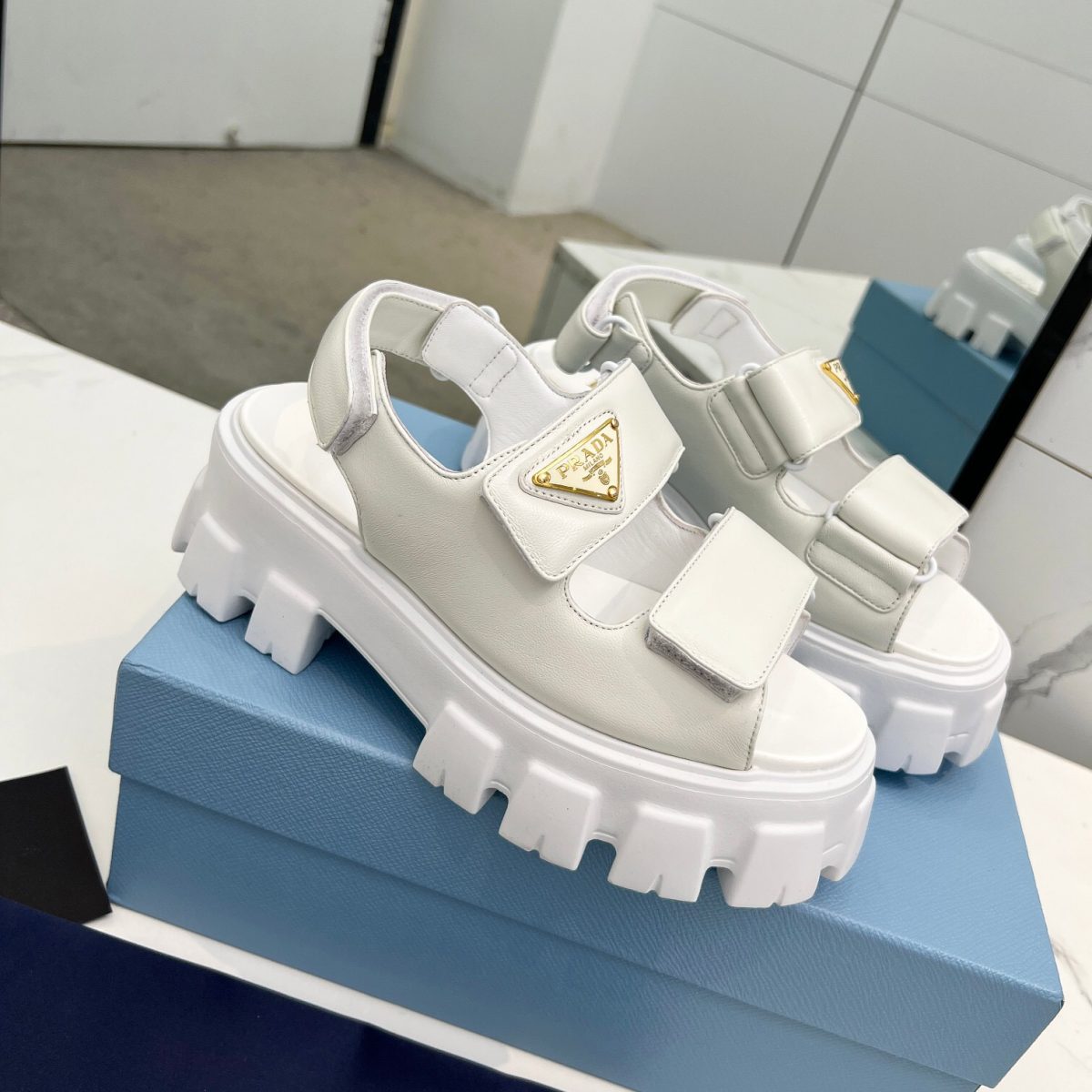 Prada 2024 New Monolith sandals Size 36-41 - Image 1
