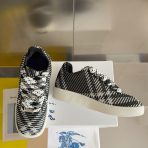 Burberry 2024 New Check Knit Box Sneaker Size 36-45 - Image 8