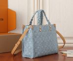 Louis Vuitton M24897 Let Go PM Denim Cowboy Shopping Bags Size 28*23*10.5cm - Image 4