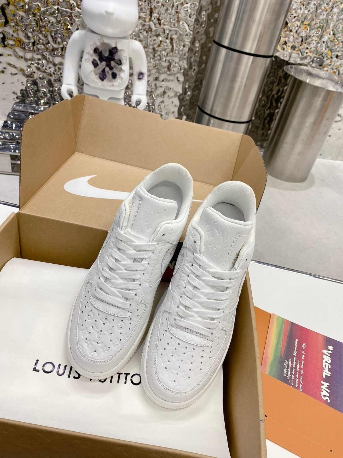 Louis Vuitton x Off White x Air Force 1 Sneaker Size 36-45 - Image 5