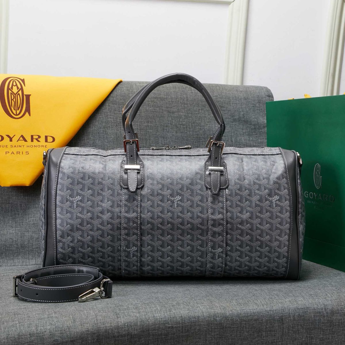 Goyard Bowling Travel Bags Size 48*28*22cm - Image 1