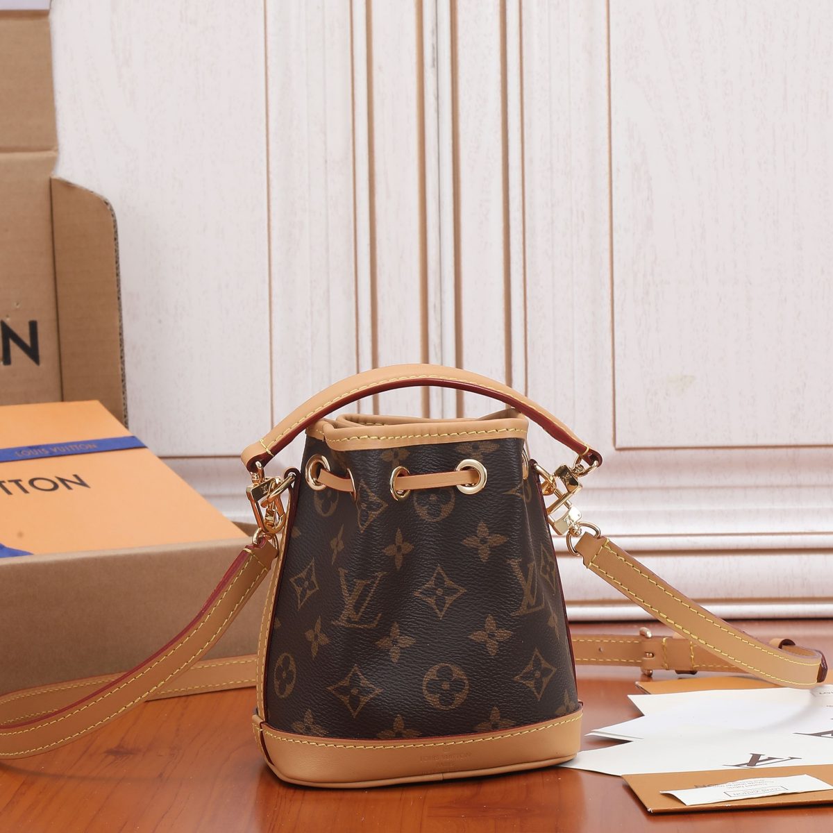 Louis Vuitton M46099 Bagatelle Women Bags Size 22*14*9cm - Image 4