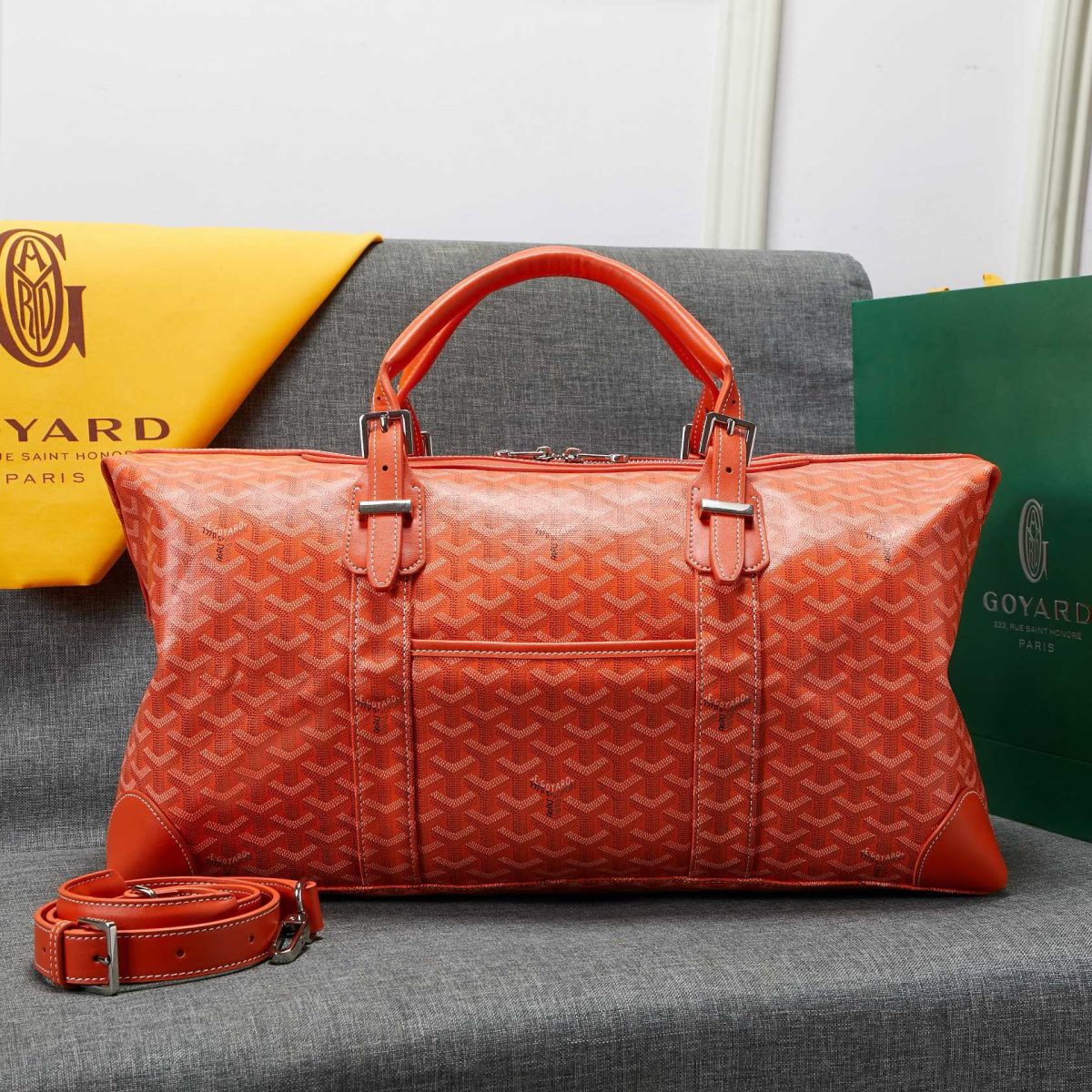 Goyard Bowling Travel Bags Size 48*28*22cm - Image 1