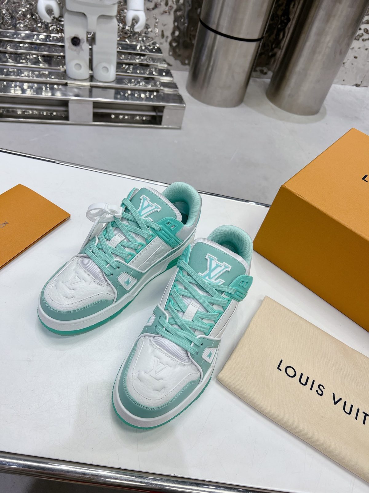 Louis Vuitton Trainer Monogram denim Sneaker Size 36-46 - Image 4