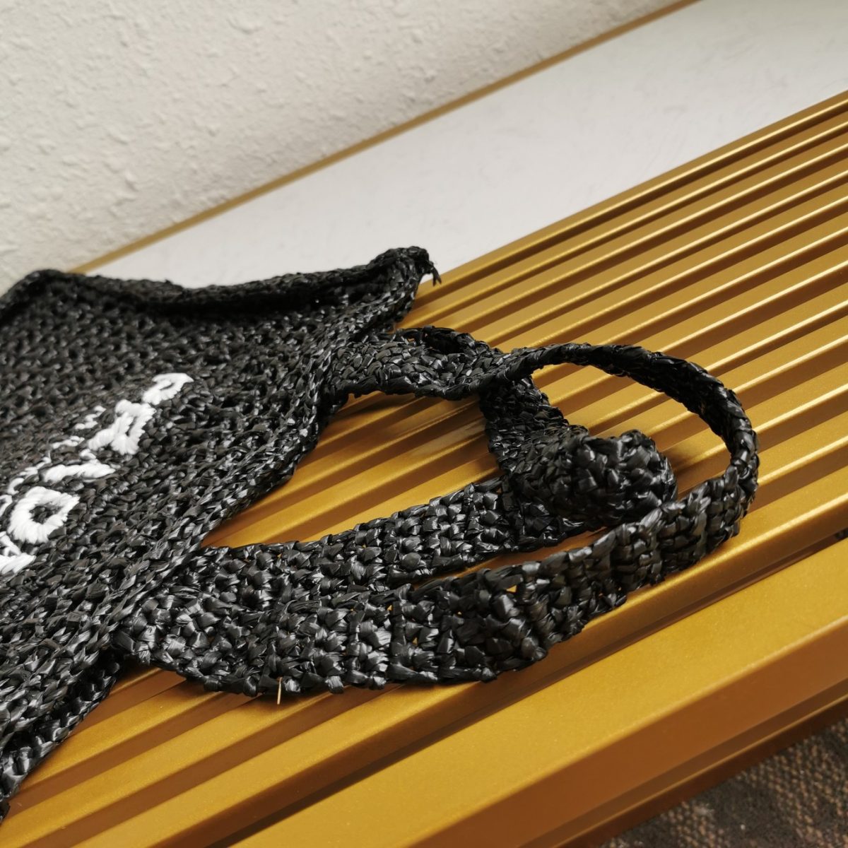 Prada 1BG393 Raffia Tote Bags Size 36*38*3cm - Image 8