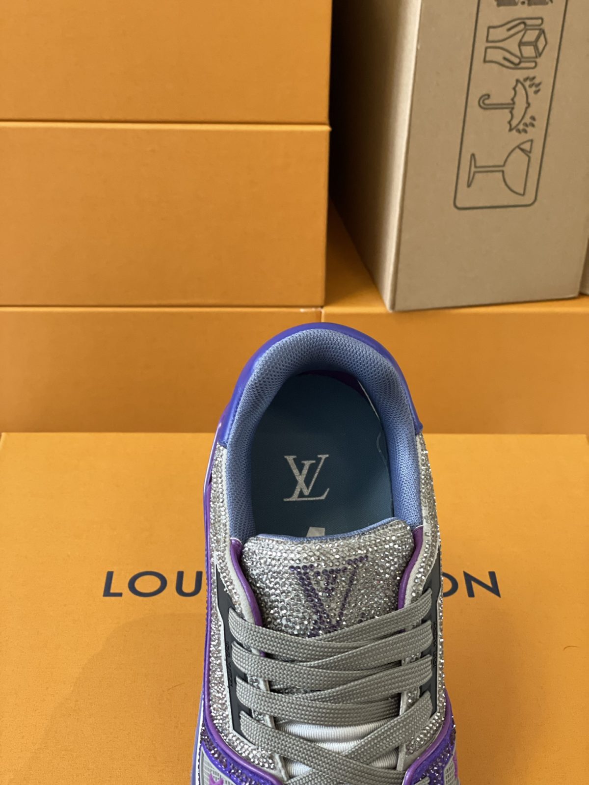 Louis Vuitton LV Trainer Diamond Sneaker Size 36-46 - Image 7