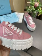 Prada 2024 New Double Wheel Re-Nylon gabardine Sneaker Size 36-41 - Image 5