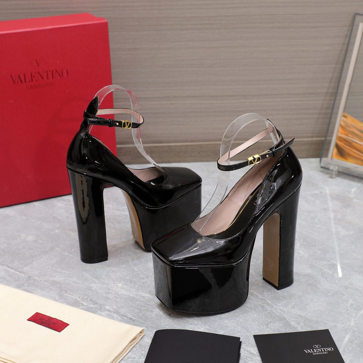 Valentino Garavani Tan-Go Platform Pumps Size 35-41 6-Color - Image 1