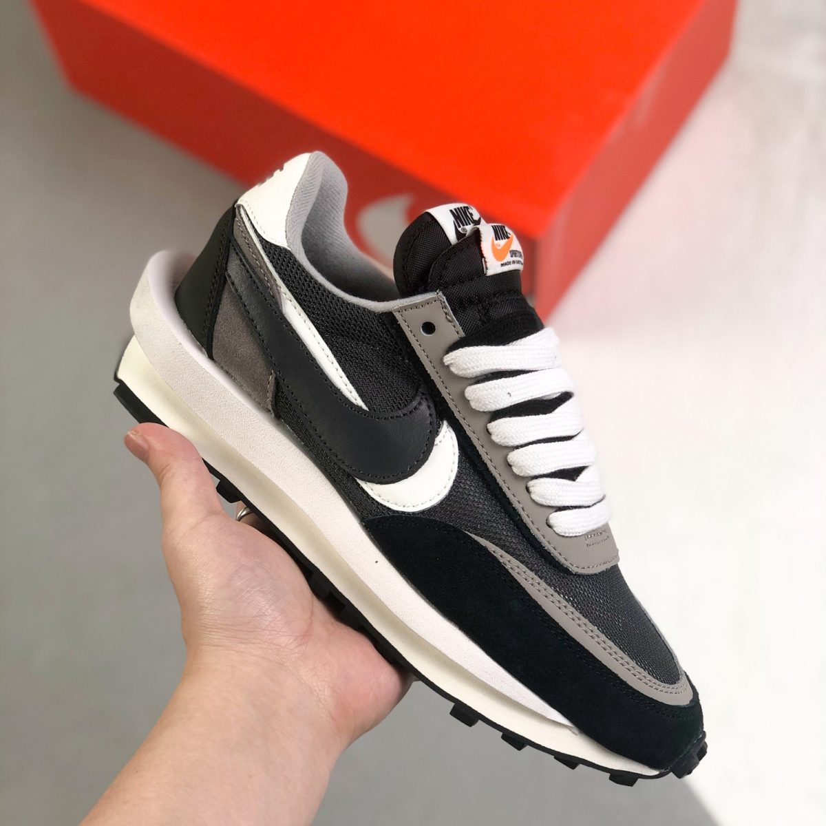 Nike x Sacai LDV Waffle Sneakers Shoes Black Mens/Women 36 - 46 - Image 1