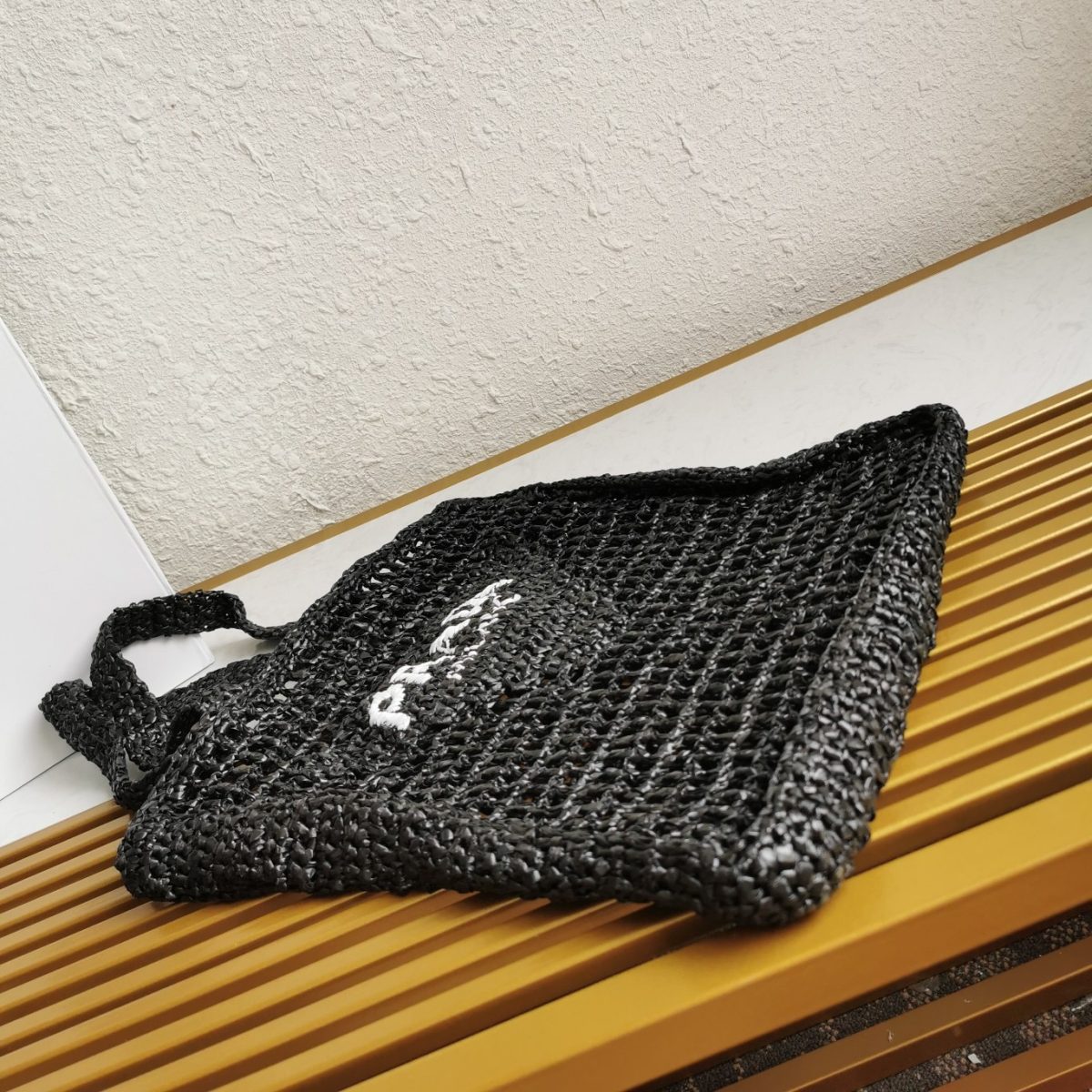 Prada 1BG393 Raffia Tote Bags Size 36*38*3cm - Image 5