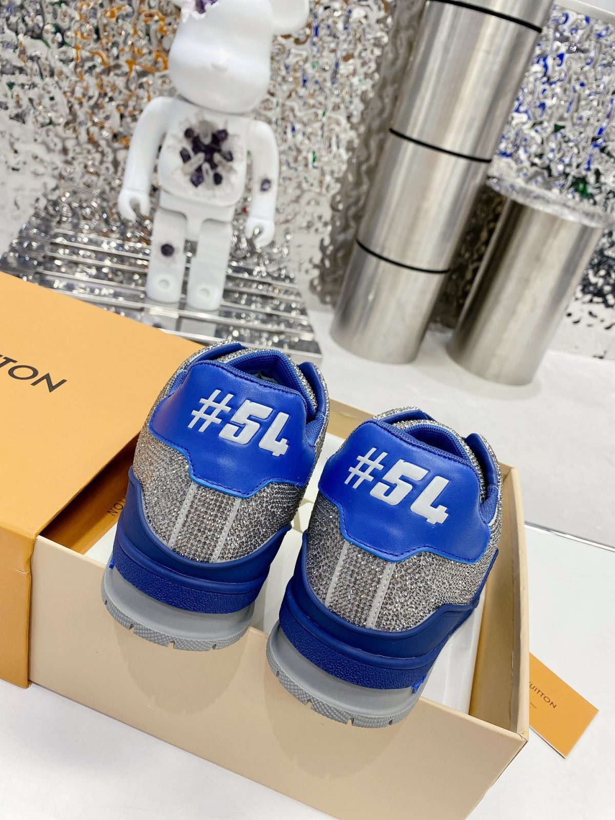 Louis Vuitton LV Trainer Diamond Sneaker Size 36-46 - Image 8