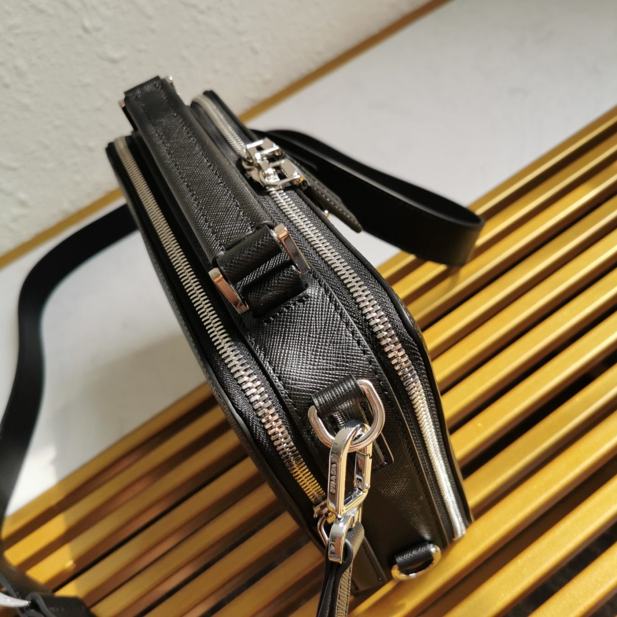 Prada 2VH069 Brique Leather Bags for Men Size 22*16*6cm - Image 9