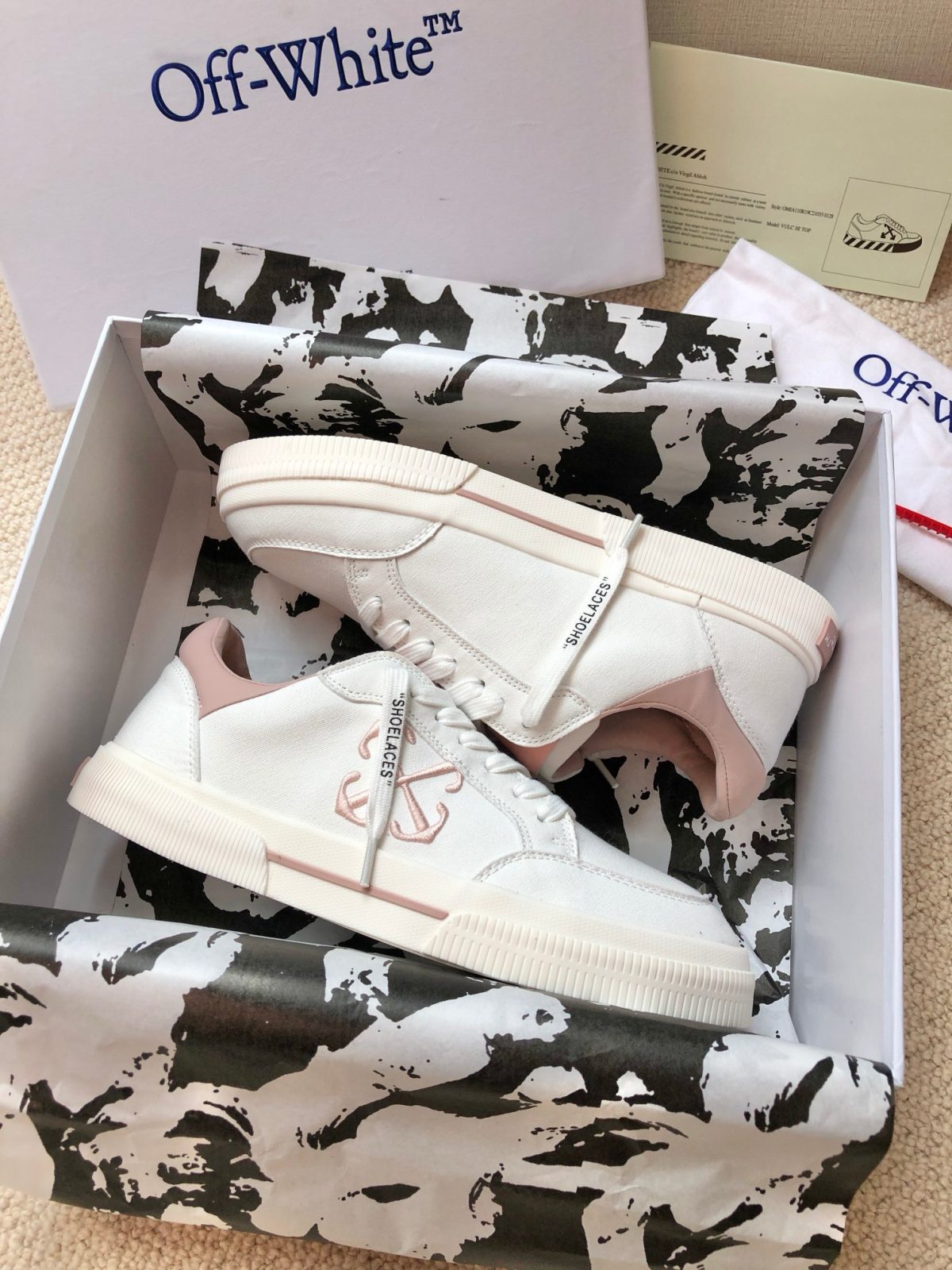 OFF White 2024ss New Low Vulcanized Sneaker Size 36-45 - Image 8