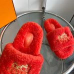 Hermes 23fw Women Winter Slippers Size 36-40 - Image 8