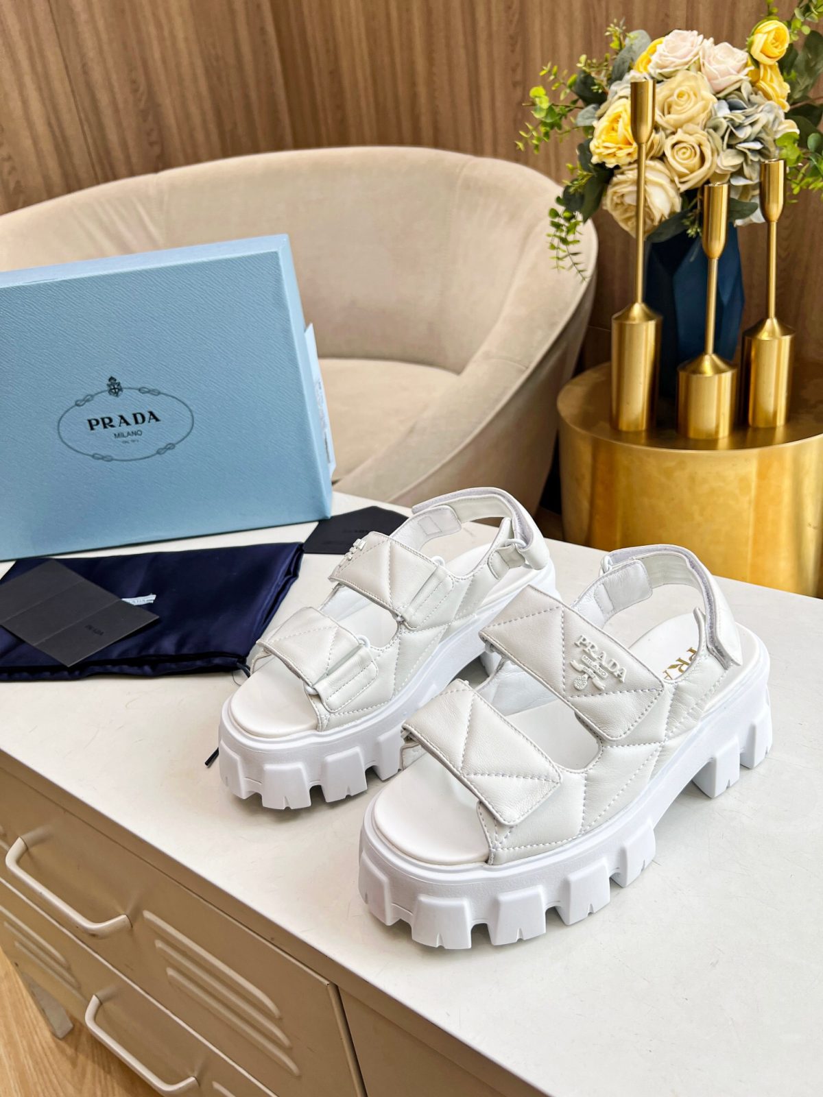 Prada 2024 New Monolith sandals Size 36-41 - Image 3